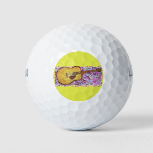 Akustikgitarre Golfball (Vorderseite)