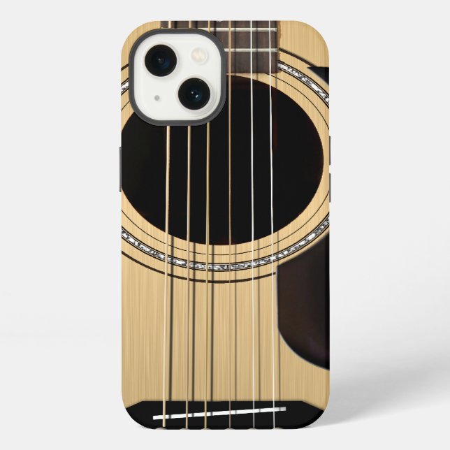 Akustikgitarre iPhone Hülle (Rückseite)