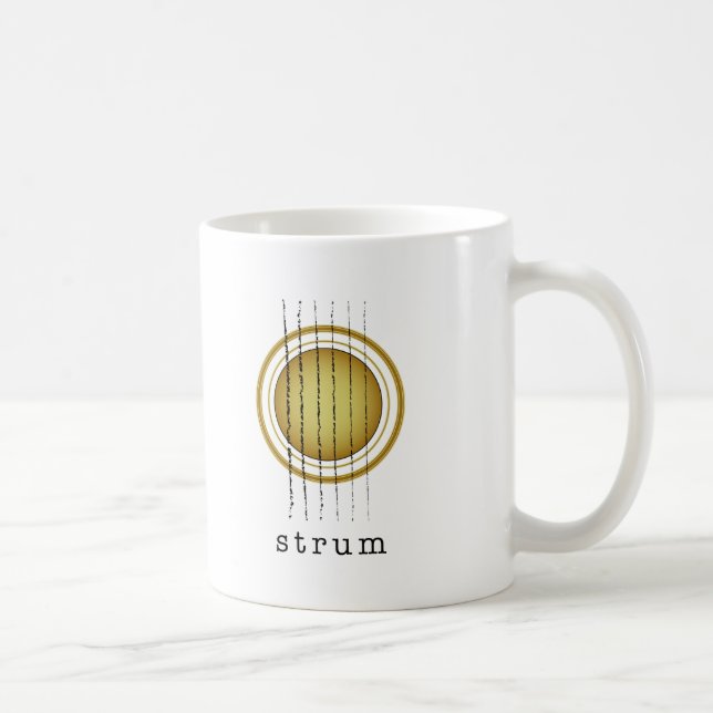 Akustikgitarre Kaffeetasse (Rechts)