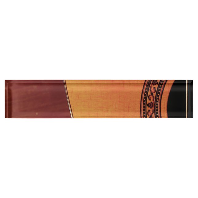 Akustikgitarre Namensplakette (Vorderseite)