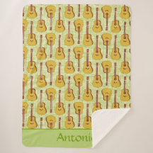 Akustikgitarre Personalisiert Sherpa Blanket