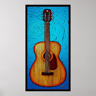 Akustikgitarre Poster