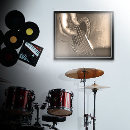 Akustikgitarre Poster