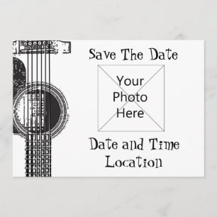 Akustikgitarre Save the Date