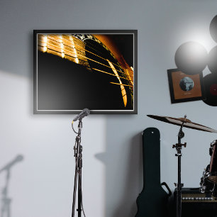 Akustikgitarre-Schnüre Poster