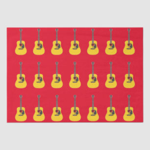 Akustikgitarre Seidenpapier