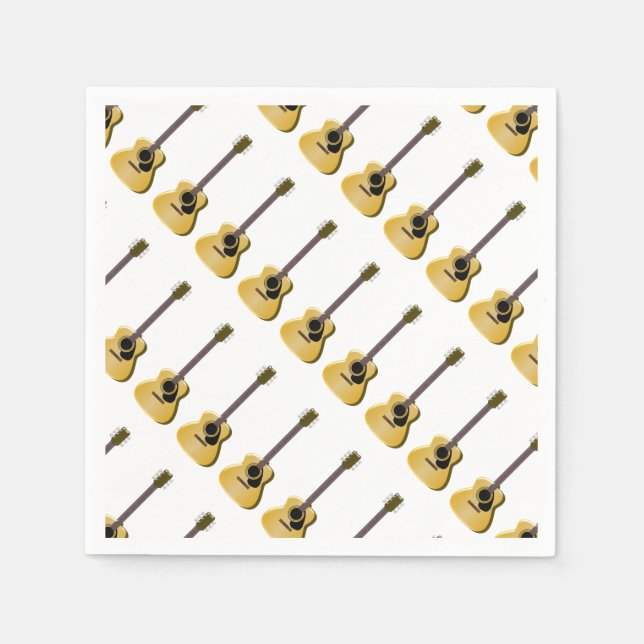 Akustikgitarre Serviette (Vorderseite)