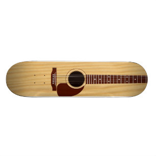 Akustikgitarre Skateboard