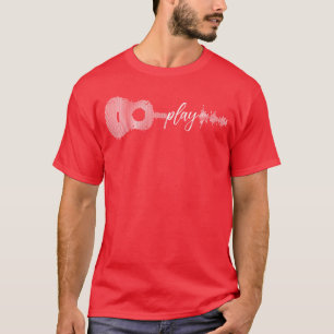 Akustikgitarre spielen Gitarrist Geschenke Musik T-Shirt