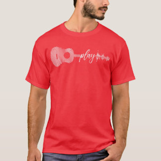 Akustikgitarre spielen Gitarrist Geschenke Musik T-Shirt