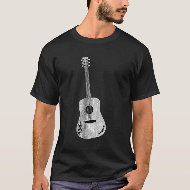 Akustikgitarre T-Shirt (Vorderseite)