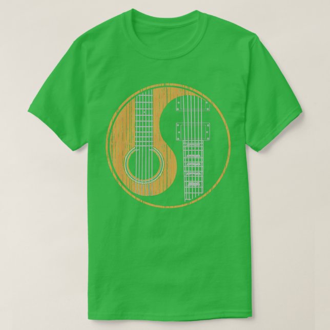 Akustikgitarre T-Shirt (Design vorne)
