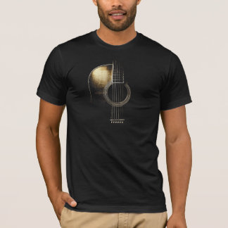 Akustikgitarre-T - Shirt Vers 2 (sehen Sie bitte