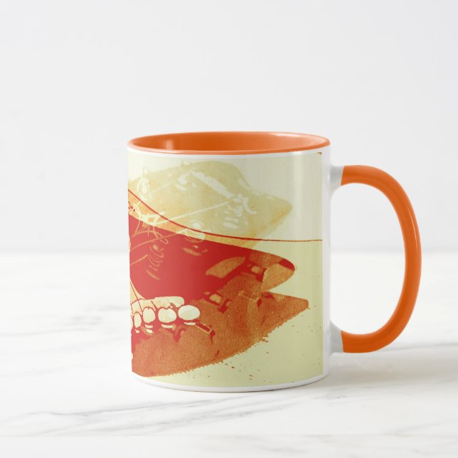 Akustikgitarrecollage Tasse (Rechts)