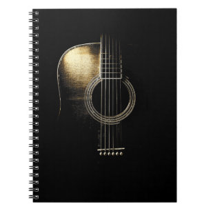 Akustikgitarren-Design - Notizbuch für Gitarristen Notizblock