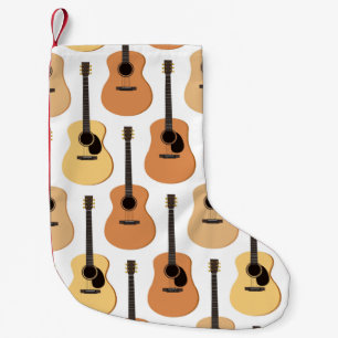 Akustikgitarren-Muster Kleiner Weihnachtsstrumpf