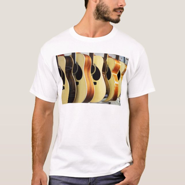 Akustikgitarren T-Shirt (Vorderseite)