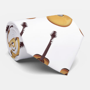 Akustikgitarrenmuster Krawatte