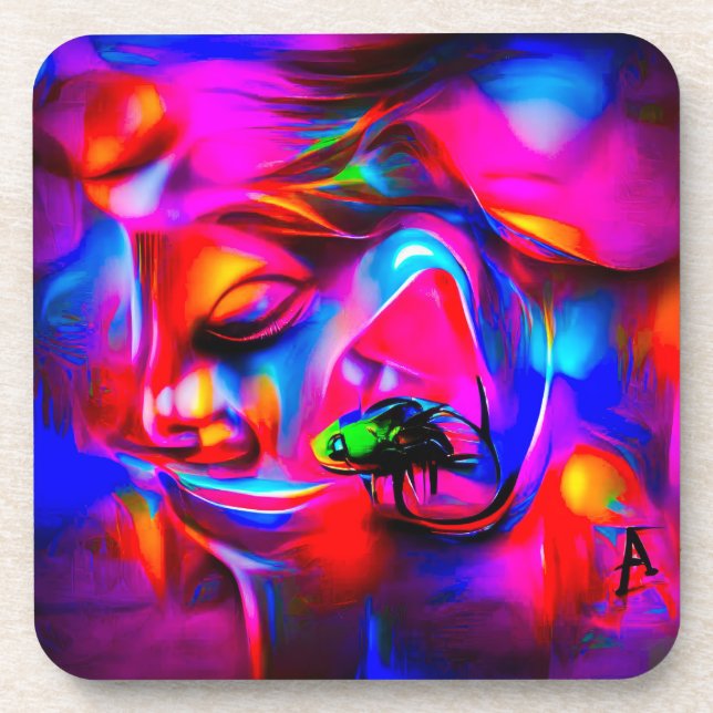 Akustikophobie 2 getränkeuntersetzer (Vorderseite)