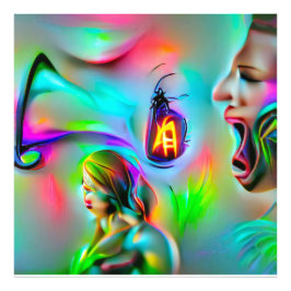 Akustikophobie Fotodruck