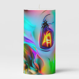 Akustikophobie Stumpenkerze