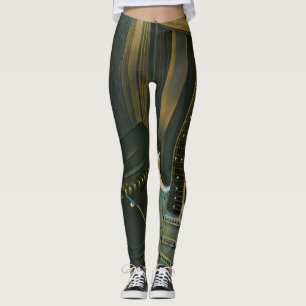 akustische Bass-Elektrogitarre-Geschenk Leggings