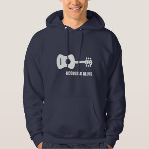 Akustische Blues Hoodie