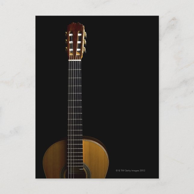 Akustische Gitarre 2 Postkarte (Vorderseite)