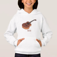 Akustische Gitarre-Cartoon-Abbildung