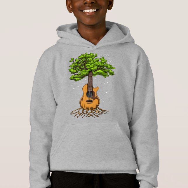 Akustische Gitarre des Lebens Hoodie (Vorderseite)