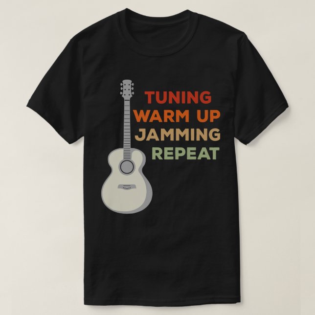 Akustische Gitarre für MusikerGitarristWestliche G T-Shirt (Design vorne)