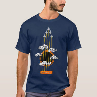 Akustische Gitarre Gitarrist Musiker T-Shirt