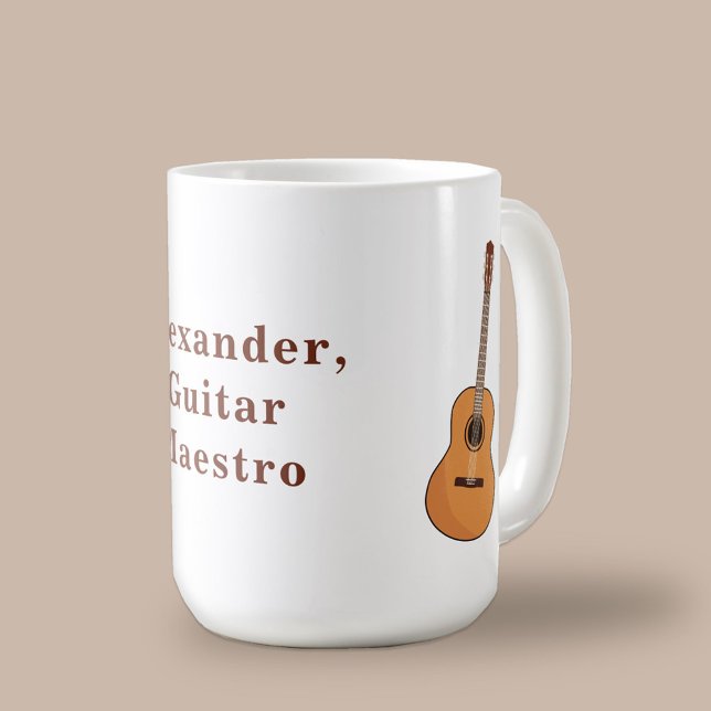Akustische Gitarre Kaffeetasse (Acoustic Guitar Coffee Mug)