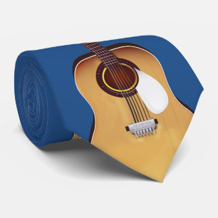 Akustische Gitarre Krawatte