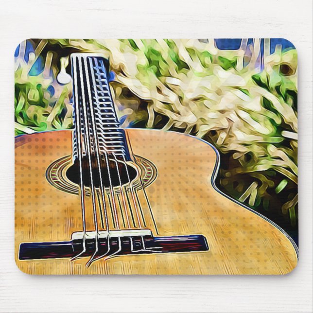 Akustische Gitarre Mousepad (Vorne)