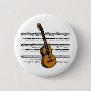 Akustische Gitarre Musical 07 B Button