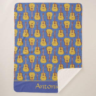 Akustische Gitarre Personalisiert Sherpadecke