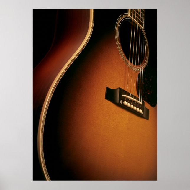 akustische Gitarre Poster (Vorne)
