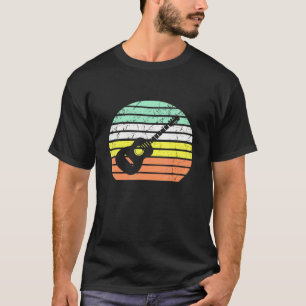 Akustische Gitarre Silhouette Gitarrist Musiker Vi T-Shirt