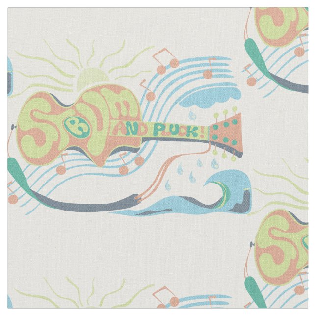 Akustische Gitarre Stoff (Nahaufnahme)