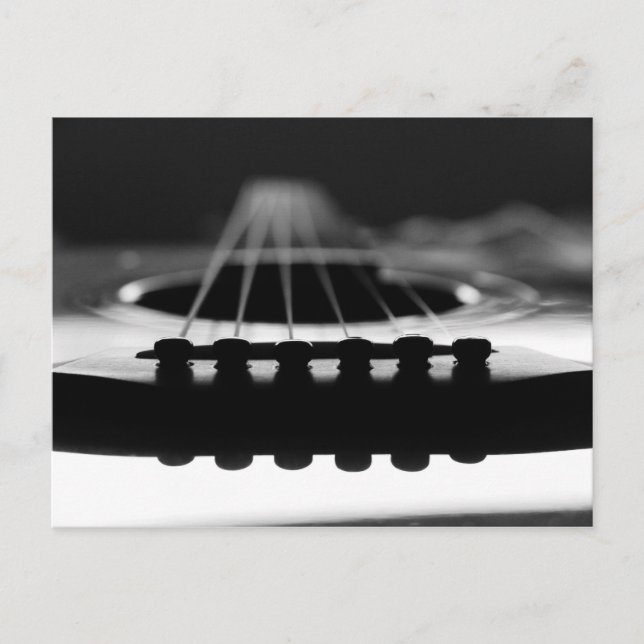 Akustische Gitarren Postkarte (Vorderseite)