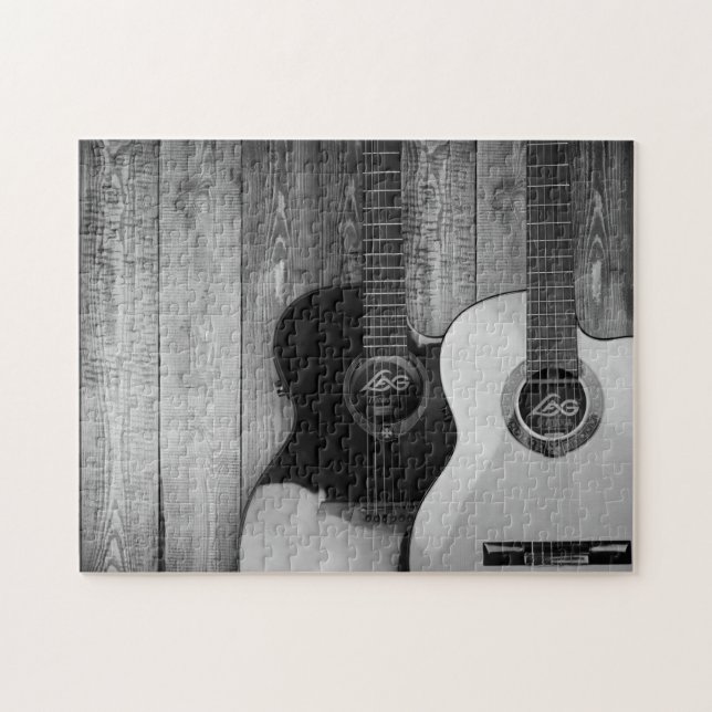 Akustische Gitarren Puzzle (Horizontal)