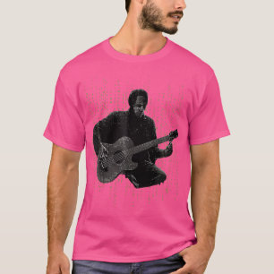 Akustische Gitarrenmatrix Style Player Gitarrist B T-Shirt