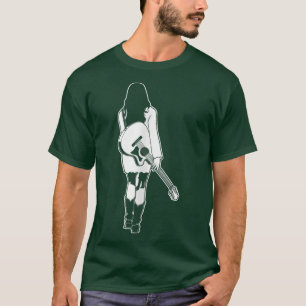 Akustische Gitarrenspielerin Musikerin Mädchen Git T-Shirt