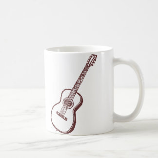 Akustische klassische Gitarre Browns Tasse