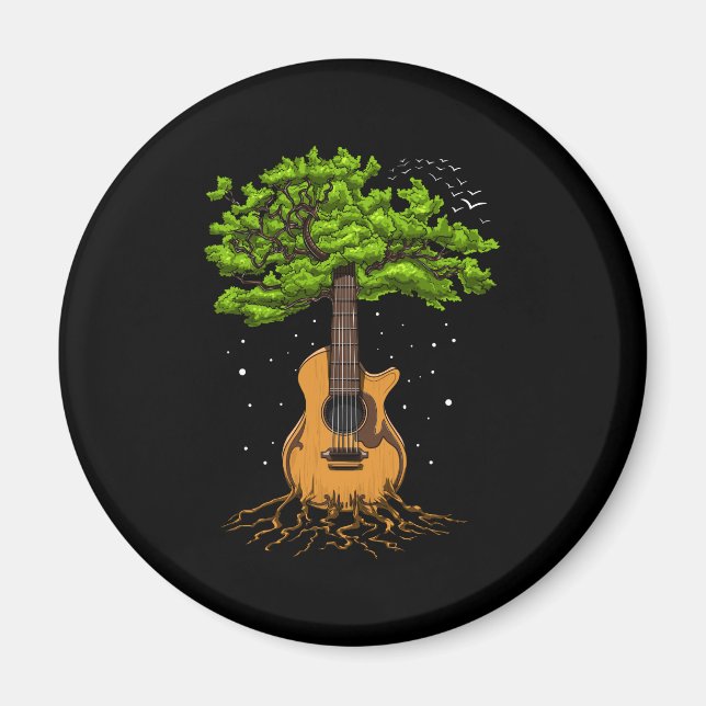Akustischer Gitarrenbaum Magnet (Vorne)