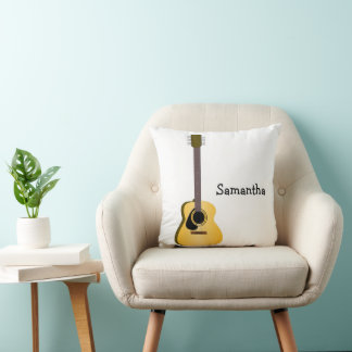 Akustisches Gitarren-Design personalisiert Kissen