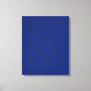 Akzent Blue Carbon Fibre wie Print Background Leinwanddruck