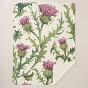 Akzent der botanischen Wildblume Sherpadecke
