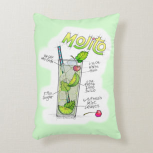 AKZENT-KISSEN - MOJITO-REZEPT COCKTAIL-KUNST DEKOKISSEN